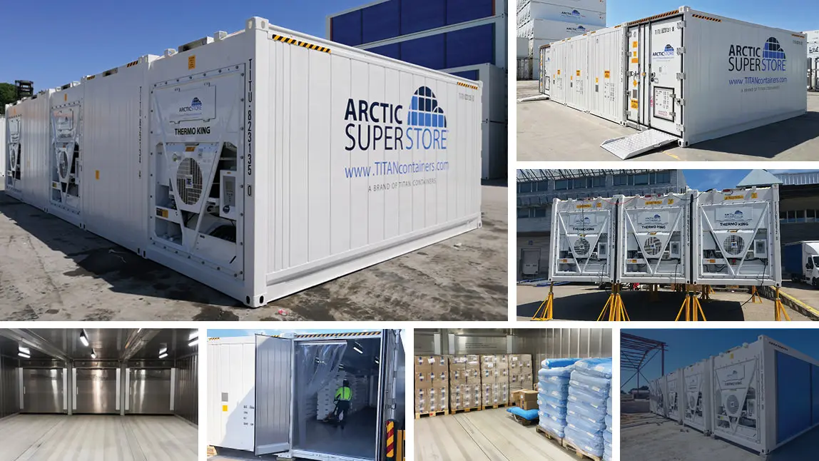 20ft Arctic SuperStore – Chambres froides modulaires à louer en France