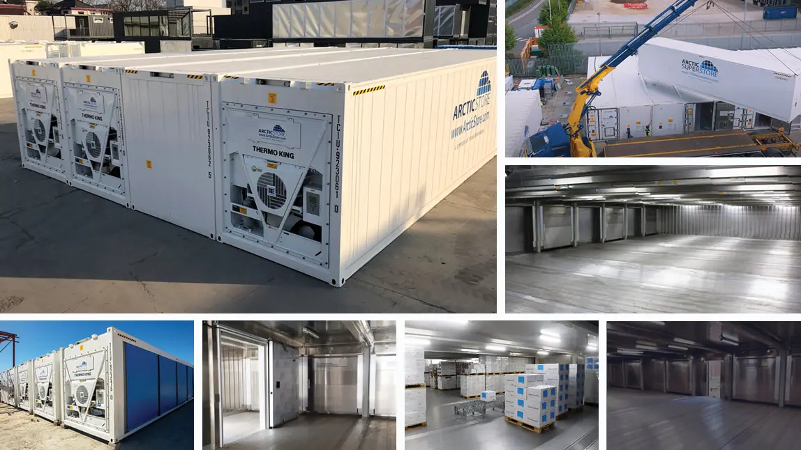 40ft Arctic SuperStore – Chambres froides modulaires à louer en France