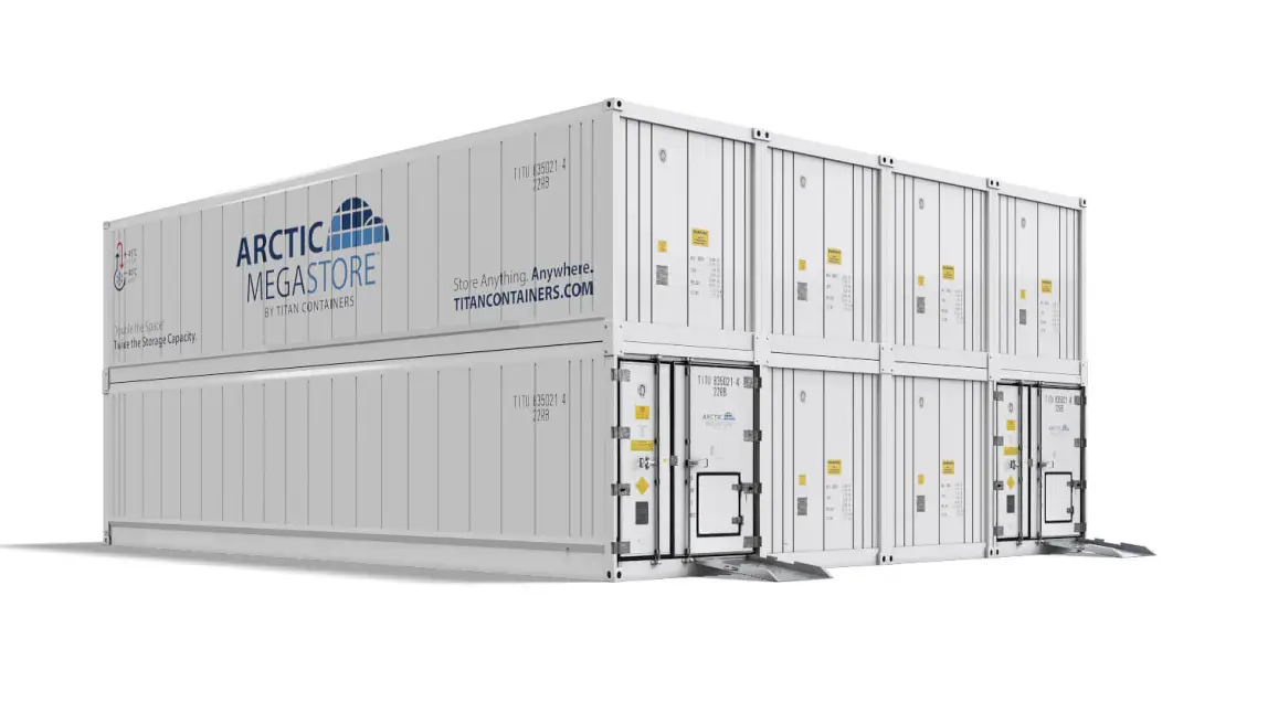 Arctic MegaStore – Chambre froide ouverte sur deux niveaux