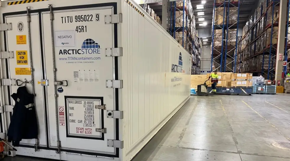 Logistique de la chaîne du froid d'Arctic Superstore